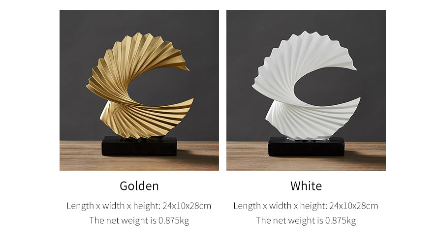 Décoration Creative sculture abstraite en résine