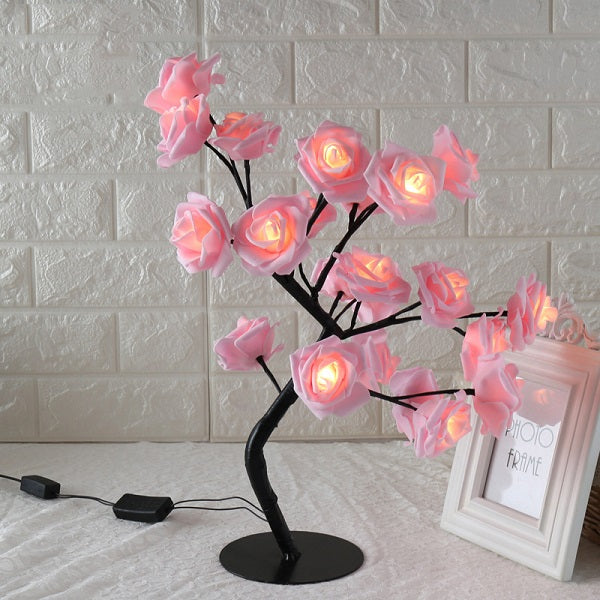 Lampe LED Rose : Ambiance Magique