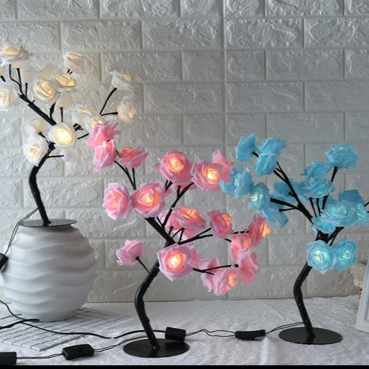 Lampe LED Rose : Ambiance Magique