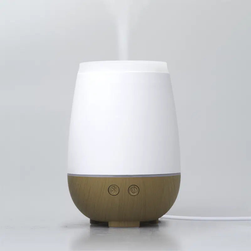 Diffuseur d’huiles essentielles ultrasonique avec enceinte Bluetooth – Musilia